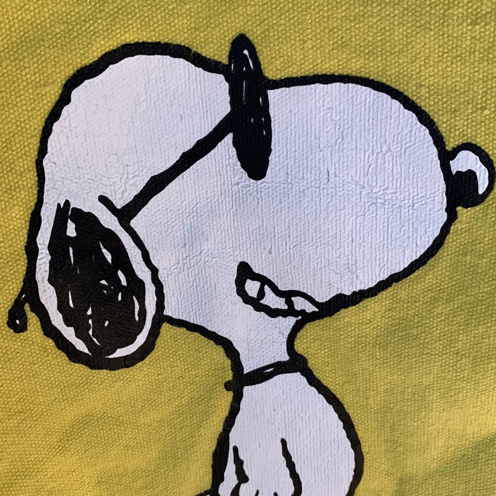 Snoopy Good Vibes canvas tote - Picture 4 of 5